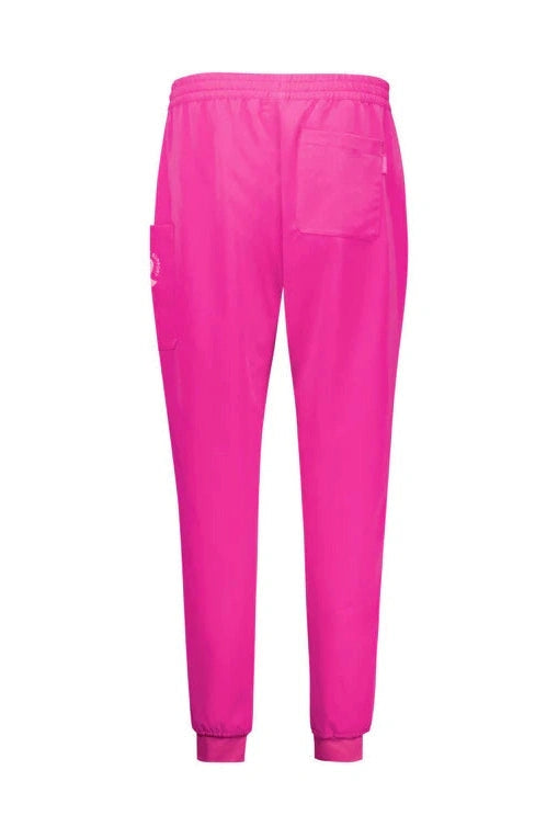 Biz Care Womens Pink Jogger Scrub Pant CSP241LL