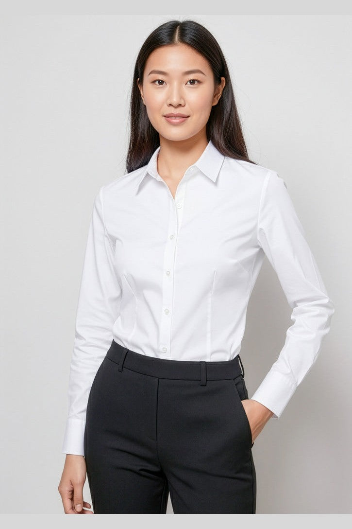 Biz Collection Ladies Luxe Long Sleeve Shirt - S118LL | Biz Collection | Fashion Biz Online