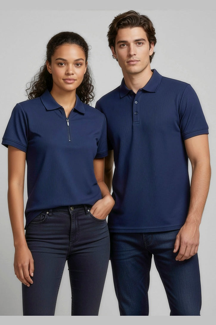 Biz Collection Ladies Micro Waffle Polo - P3325 | Biz Collection | Fashion Biz Online