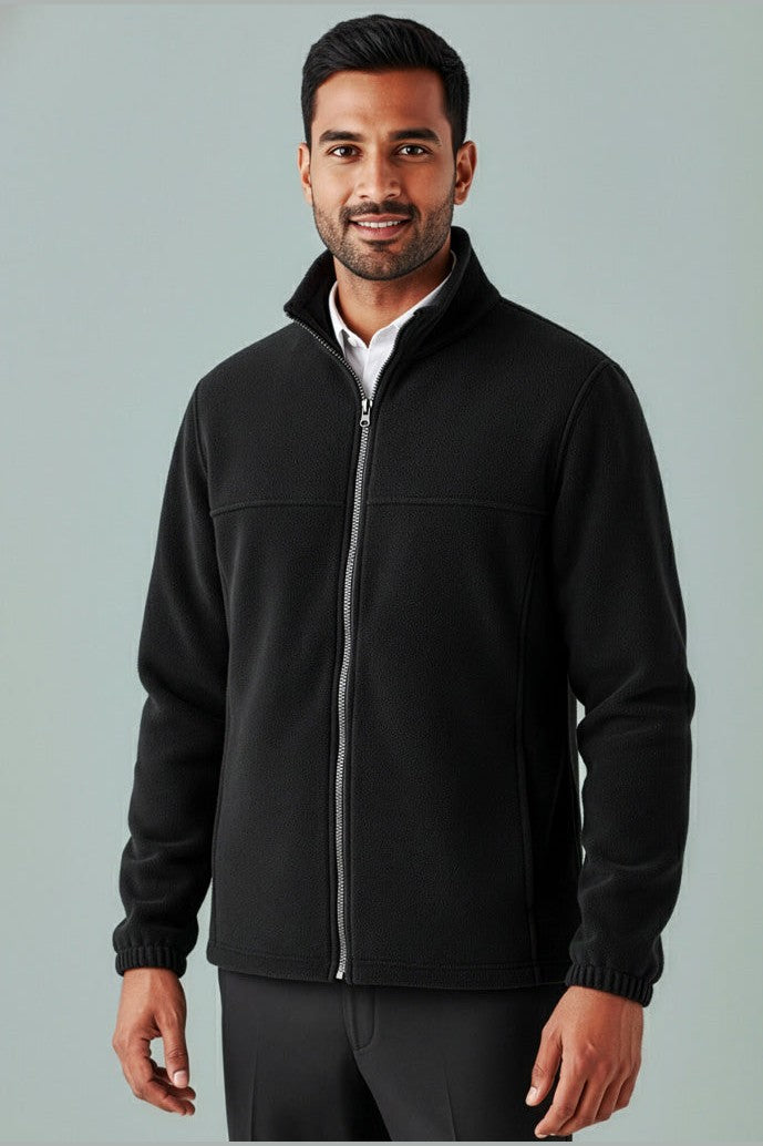 Biz Collection Mens Plain Micro Fleece Jacket - PF630 | Biz Collection | Fashion Biz Online