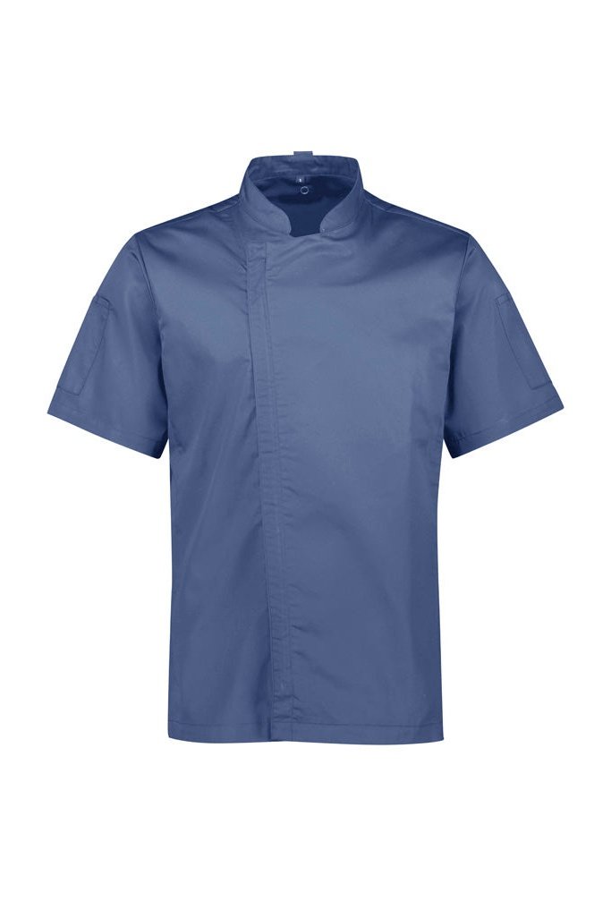 Fashion Biz Mens Alfresco Short Sleeve Chef Jacket - CH330MS | Biz Collection | Fashion Biz Online