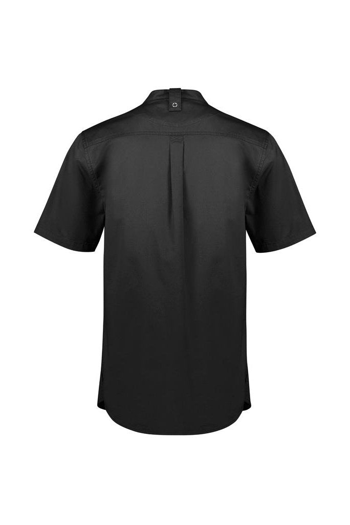 Fashion Biz Mens Salsa Short Sleeve Chef Shirt - CH329MS | Biz Collection | Fashion Biz Online