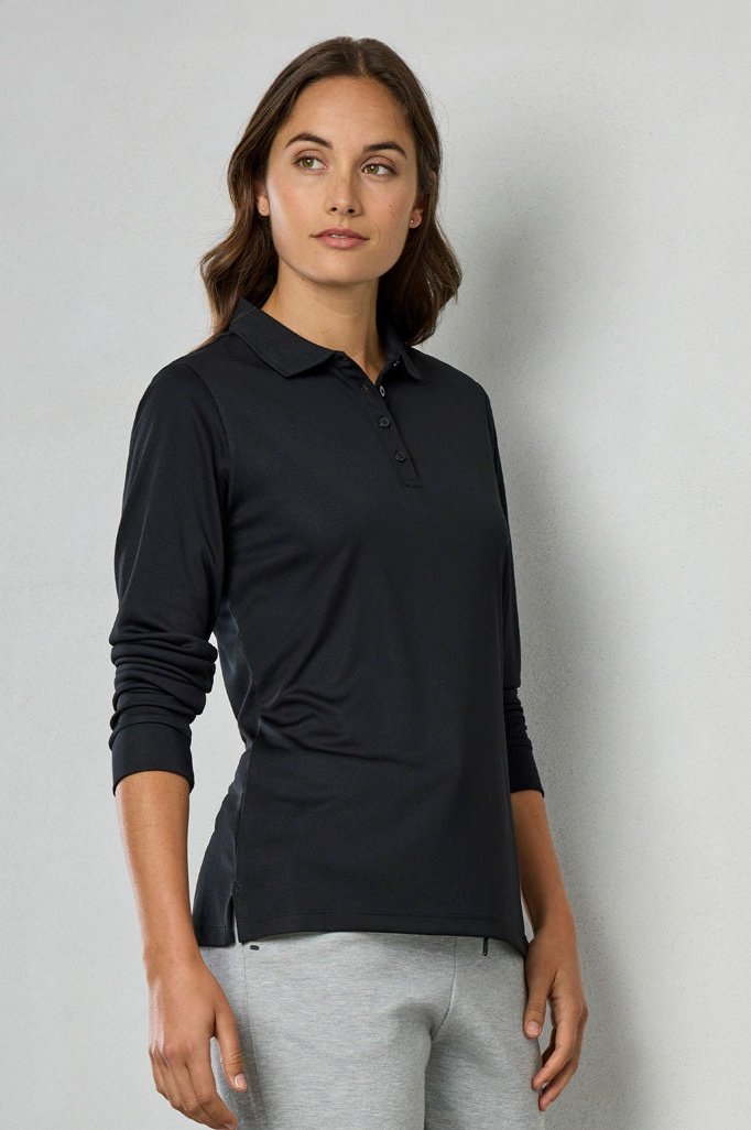 Fashion Biz Womens Action Long Sleeve Polo P206LL