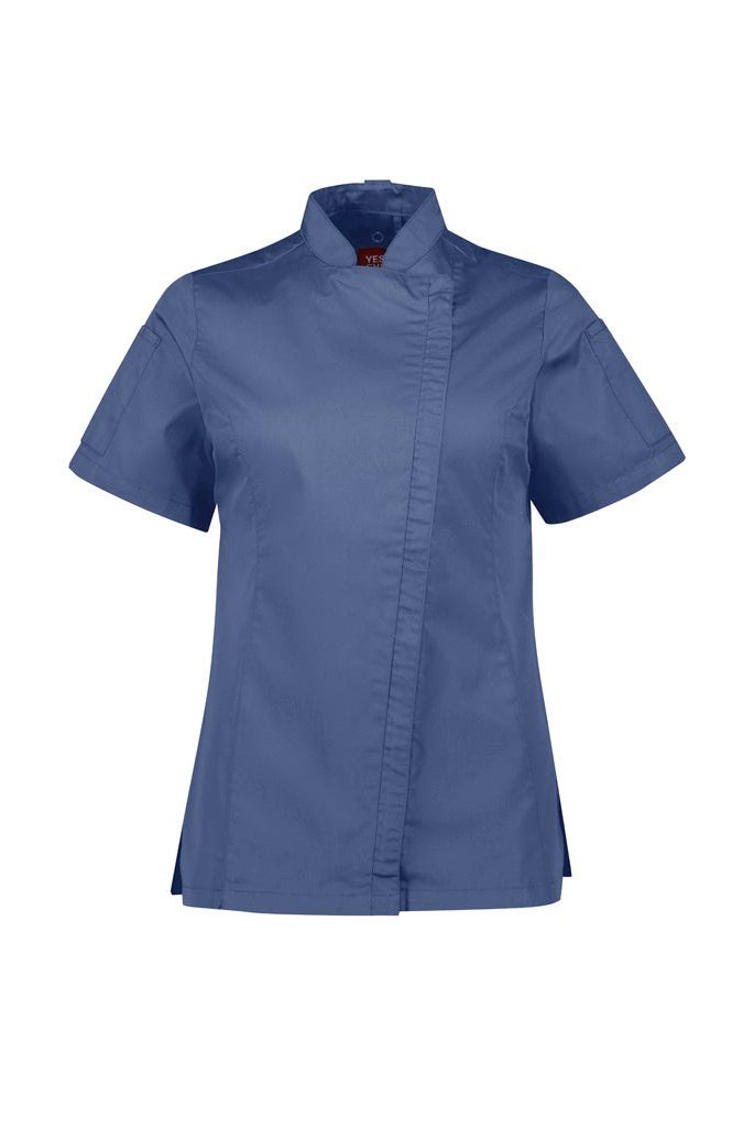 Fashion Biz Womens Alfresco Short Sleeve Chef Jacket - CH330LS | Biz Collection | Fashion Biz Online