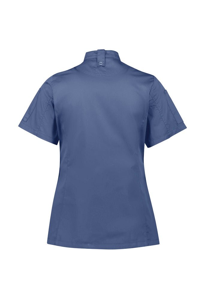 Fashion Biz Womens Alfresco Short Sleeve Chef Jacket - CH330LS | Biz Collection | Fashion Biz Online