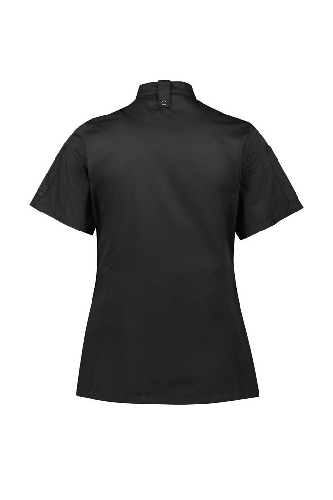 Fashion Biz Womens Alfresco Short Sleeve Chef Jacket - CH330LS | Biz Collection | Fashion Biz Online