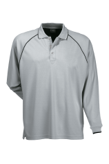 STENCIL MENS COOL DRY POLO L/S 1040