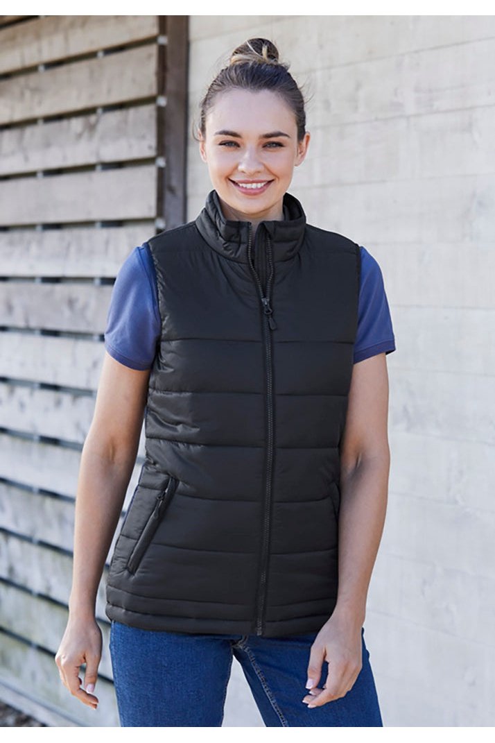 BIZ Alpine Ladies Puffer Vest - J211L | Biz Collection | Fashion Biz Online