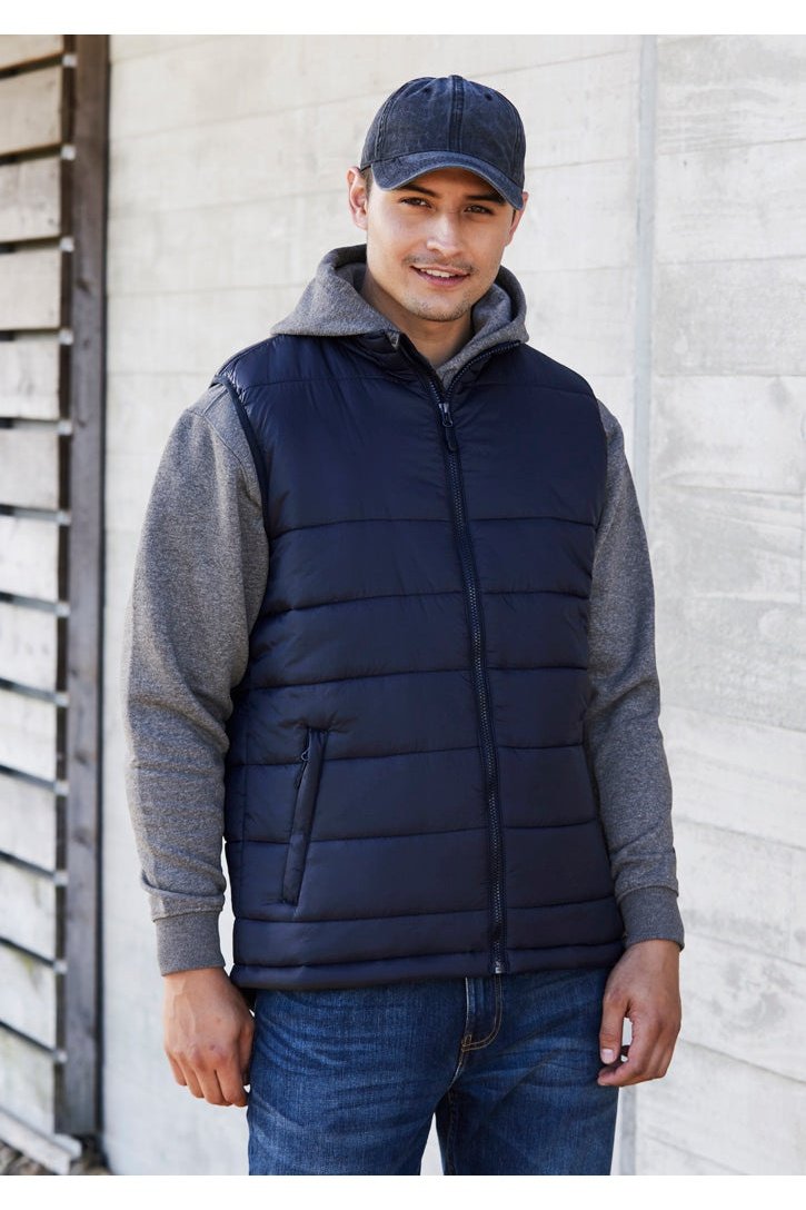 BIZ Alpine Mens Puffer Vest - J211M | Biz Collection | Fashion Biz Online