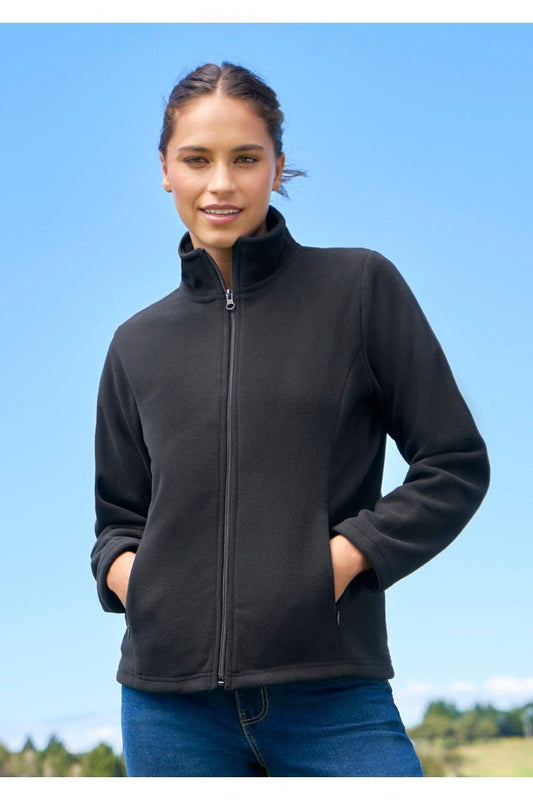 BIZ & BizCare Ladies Plain Micro Fleece Jacket - PF631 | Biz Collection | Fashion Biz Online