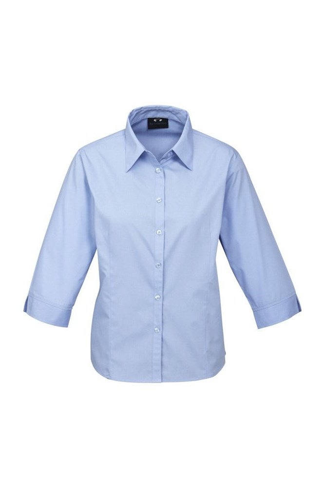 BIZ Ladies Base Business Shirt 3/4 Sleeve - S10521 | Biz Collection | Fashion Biz Online