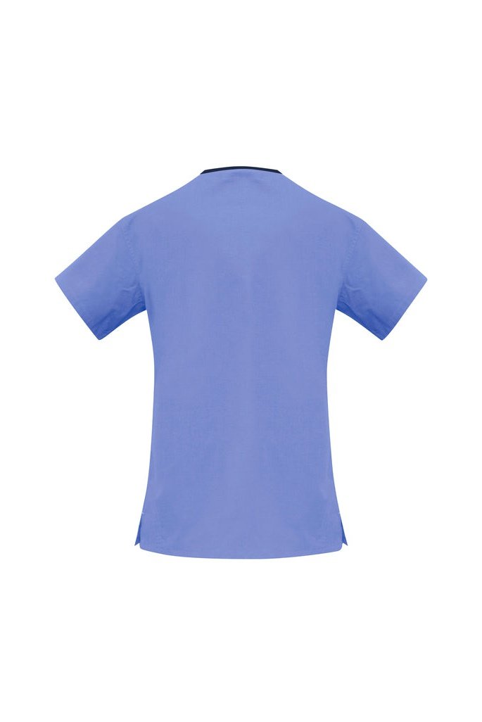 BIZ Ladies Contrast Crossover Scrubs Top - H10722 | Biz Collection | Fashion Biz Online