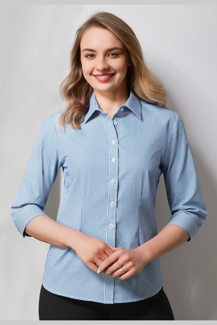 BIZ Ladies Ellison 3/4 Sleeve Shirt - S716LT | Biz Collection | Fashion Biz Online