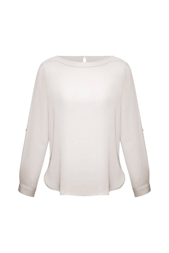 BIZ Ladies Madison Boatneck Blouse - S828LL | Biz Collection | Fashion Biz Online