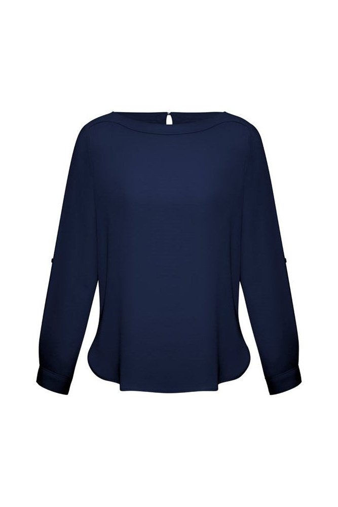 BIZ Ladies Madison Boatneck Blouse - S828LL | Biz Collection | Fashion Biz Online