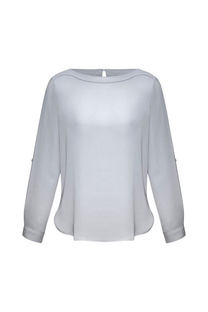BIZ Ladies Madison Boatneck Blouse - S828LL | Biz Collection | Fashion Biz Online