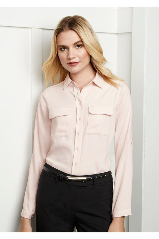 BIZ Ladies Madison Long Sleeve Blouse - S626LL | Biz Collection | Fashion Biz Online