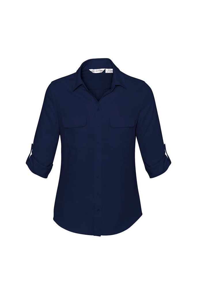BIZ Ladies Madison Long Sleeve Blouse - S626LL | Biz Collection | Fashion Biz Online
