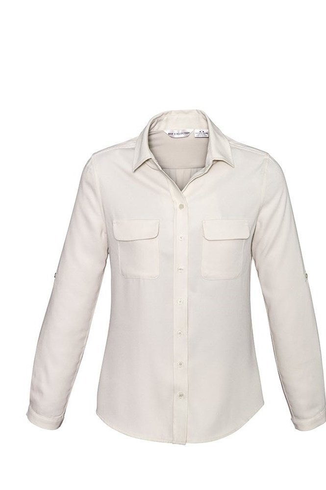 BIZ Ladies Madison Long Sleeve Blouse - S626LL | Biz Collection | Fashion Biz Online