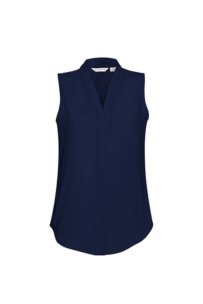 BIZ Ladies Madison Sleeveless Blouse - S627LN | Biz Collection | Fashion Biz Online