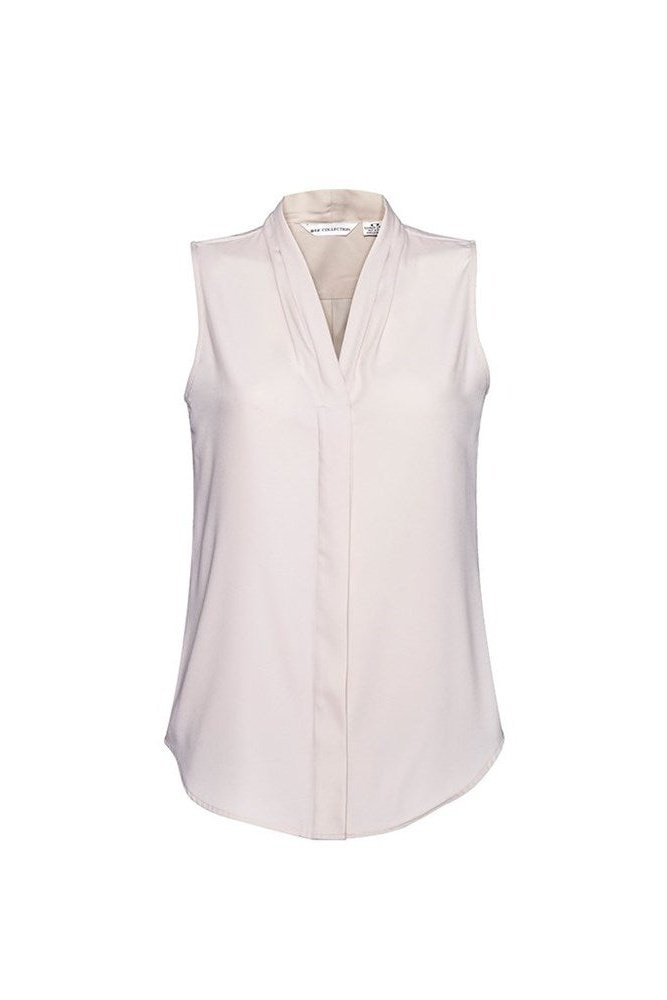 BIZ Ladies Madison Sleeveless Blouse - S627LN | Biz Collection | Fashion Biz Online