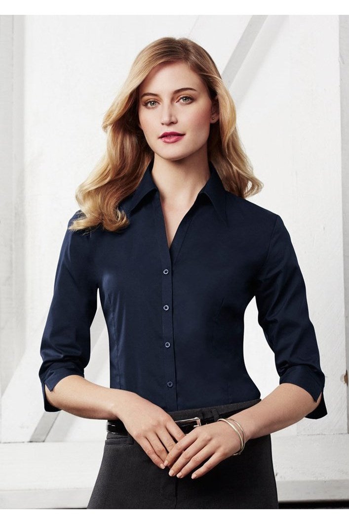 BIZ Ladies Metro 3/4 Sleeve Shirt - LB7300 | Biz Collection | Fashion Biz Online