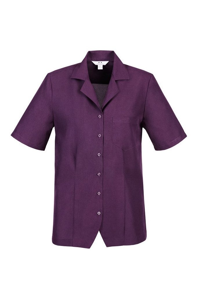 BIZ Ladies Plain Oasis Overblouse - S265LS | Biz Collection | Fashion Biz Online