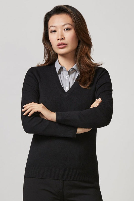 BIZ Ladies V-Neck Pullover - LP3506 | Biz Collection | Fashion Biz Online