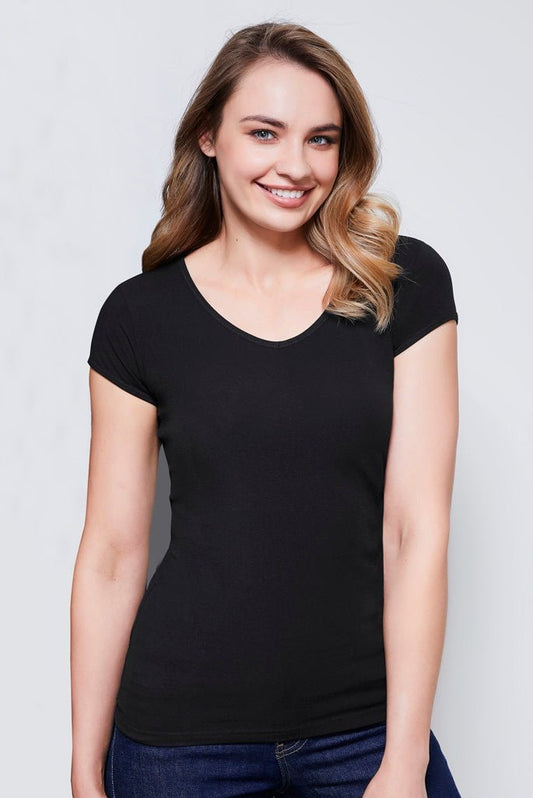 BIZ Ladies Viva Tee - T403L | Biz Collection | Fashion Biz Online