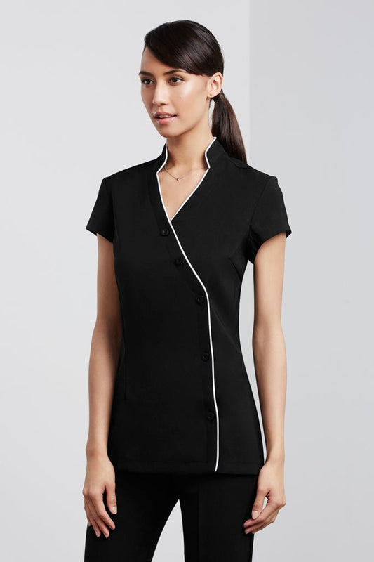 BIZ Ladies Zen Crossover Tunic - H134LS | Biz Collection | Fashion Biz Online