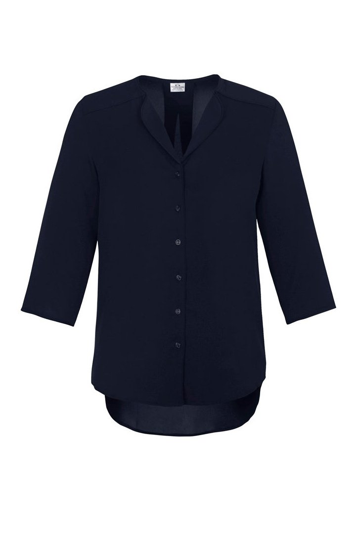 BIZ Lily Ladies Longline Blouse - S015LT | Biz Collection | Fashion Biz Online
