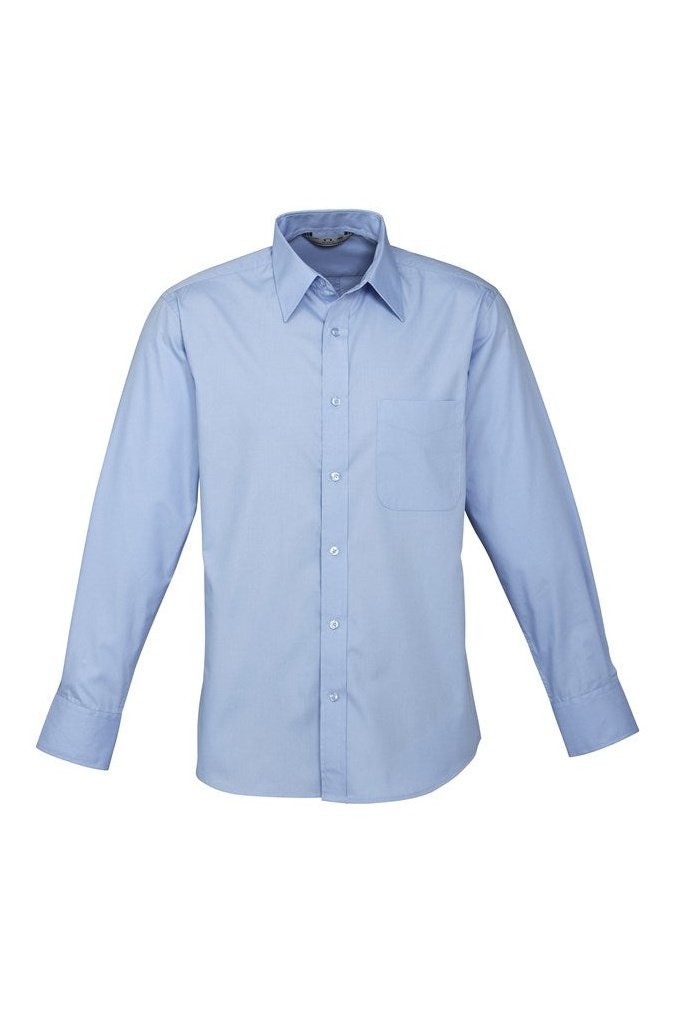 BIZ Mens Base Long Sleeve Shirt - S10510 | Biz Collection | Fashion Biz Online