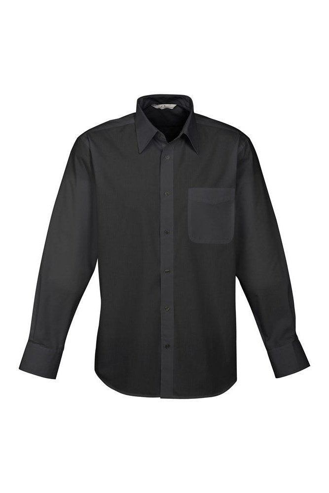BIZ Mens Base Long Sleeve Shirt - S10510 | Biz Collection | Fashion Biz Online