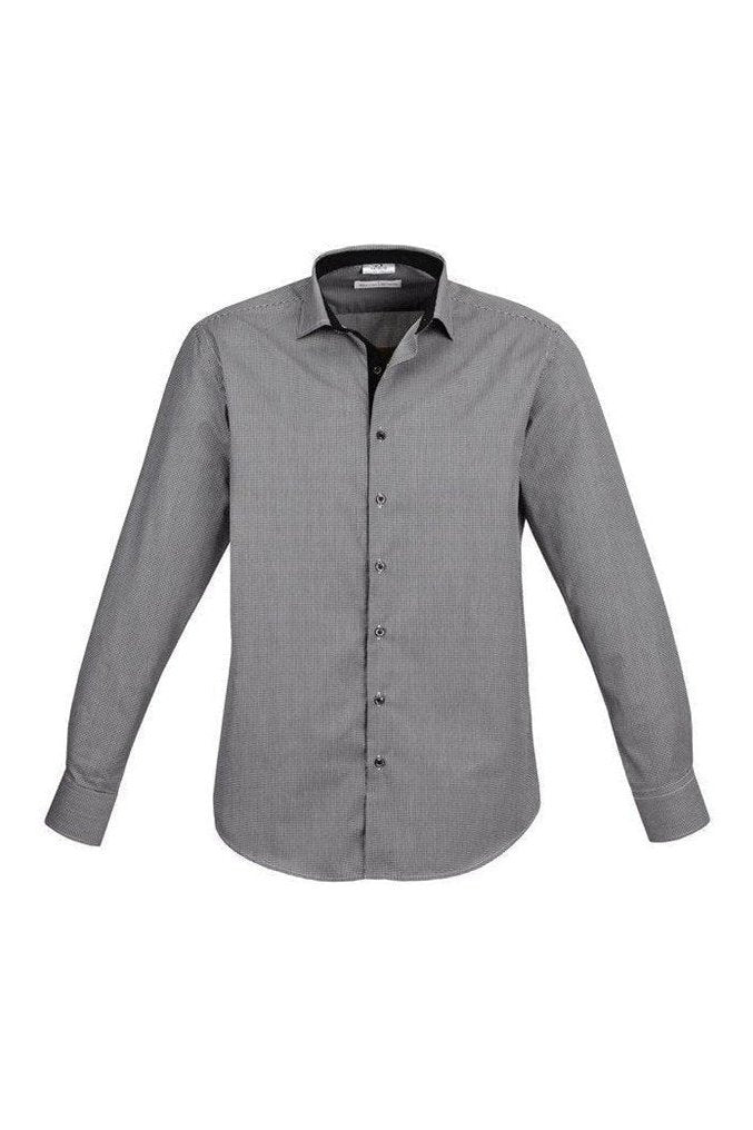 BIZ Mens Edge Long Sleeve Shirt - S267ML | Biz Collection | Fashion Biz Online