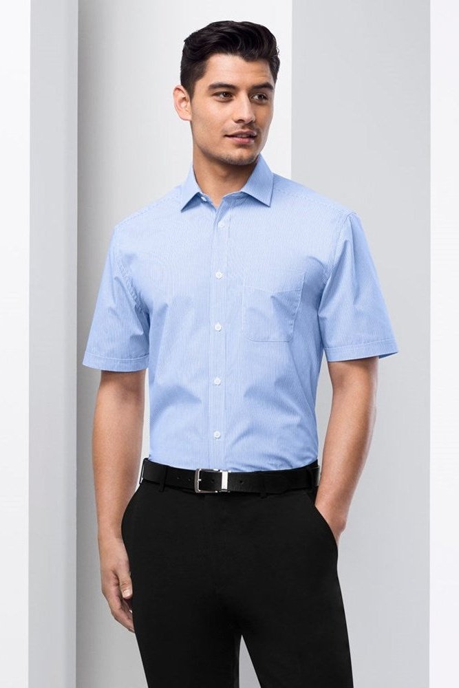 BIZ Mens Euro Short Sleeve Shirt - S812MS | Biz Collection | Fashion Biz Online