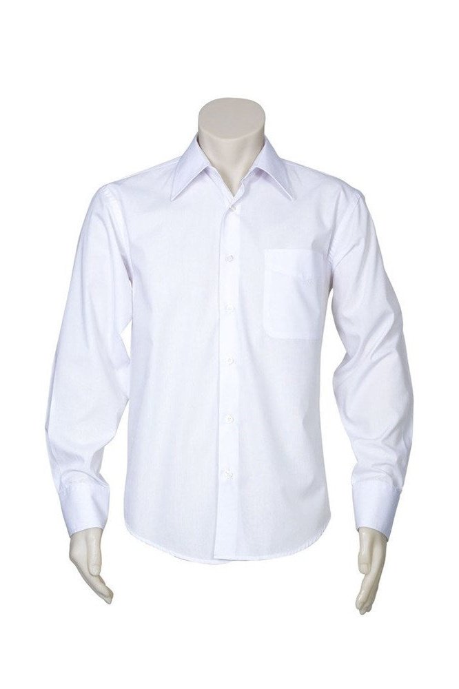 BIZ Mens Metro Business Shirt Long Sleeve - SH714 | Biz Collection | Fashion Biz Online