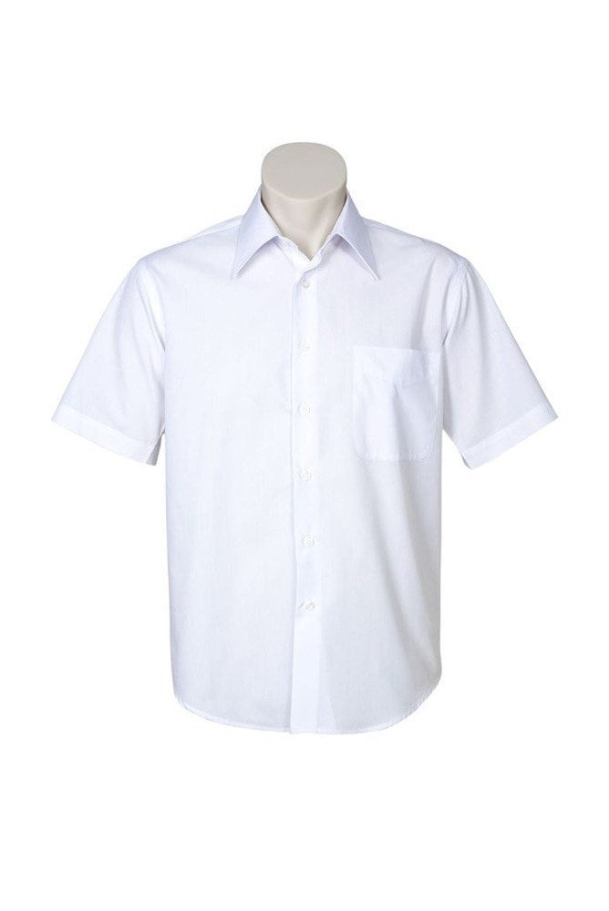 BIZ Mens Metro Business Shirt Short Sleeve - SH715 | Biz Collection | Fashion Biz Online