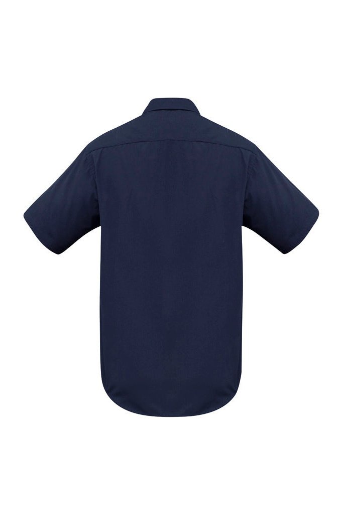 BIZ Mens Metro Business Shirt Short Sleeve - SH715 | Biz Collection | Fashion Biz Online