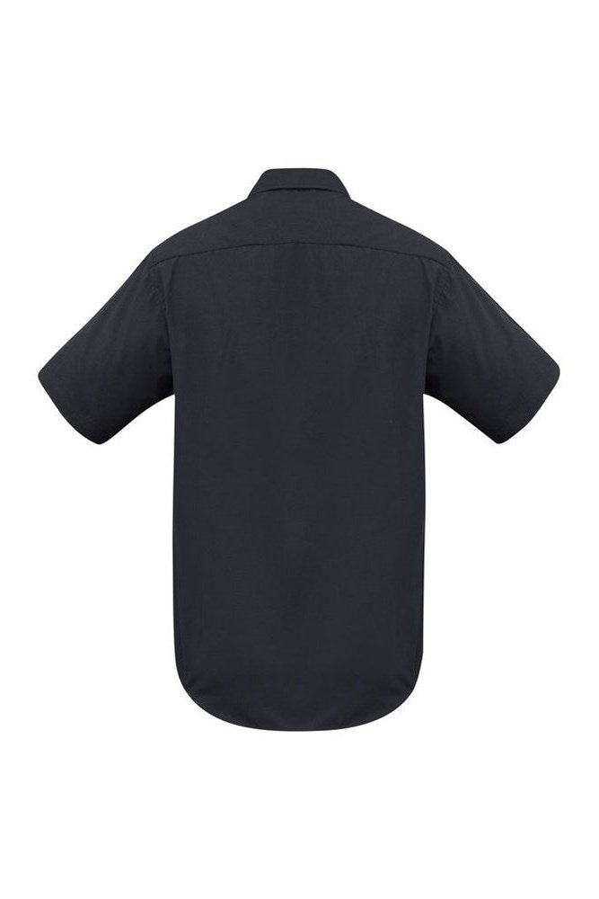 BIZ Mens Metro Business Shirt Short Sleeve - SH715 | Biz Collection | Fashion Biz Online