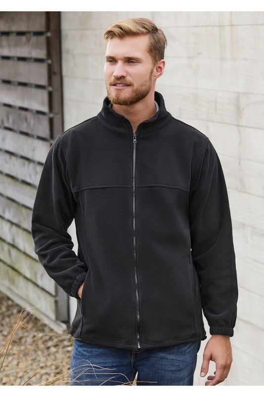 BIZ Mens Plain Micro Fleece Jacket - PF630 | Biz Collection | Fashion Biz Online