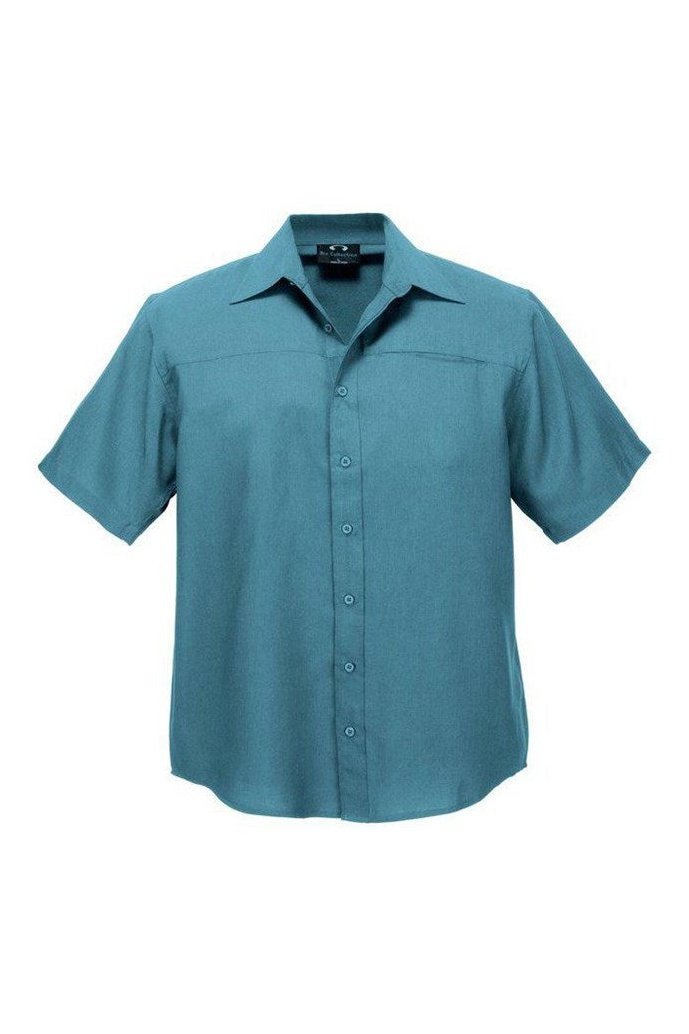 BIZ Mens Plain Oasis Short Sleeve Shirt - SH3603 | Biz Collection | Fashion Biz Online