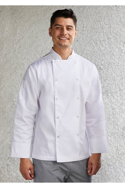 BIZ Zest Mens L/S Chef Jacket - CH232ML | Biz Collection | Fashion Biz Online