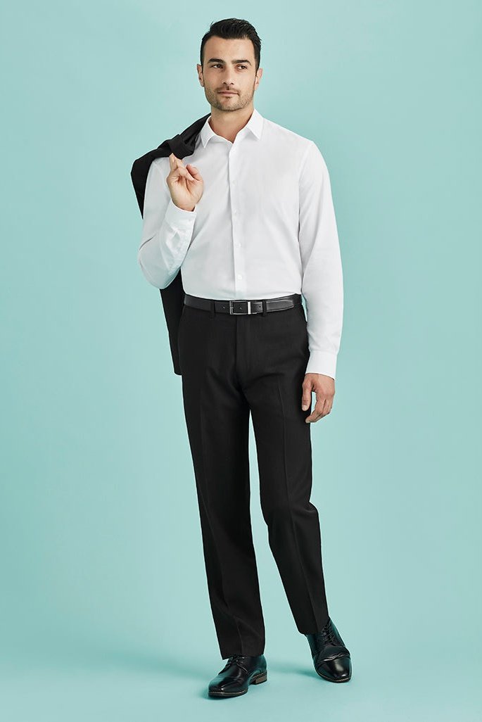 Biz Corporates Mens Adjustable Waist Pant Stout - 70114S | Biz Corporates | Fashion Biz Online