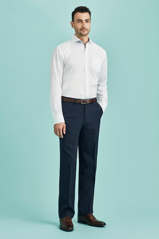 Biz Corporates Mens Flat Front Pant Regular - 70112R | Biz Corporates | Fashion Biz Online