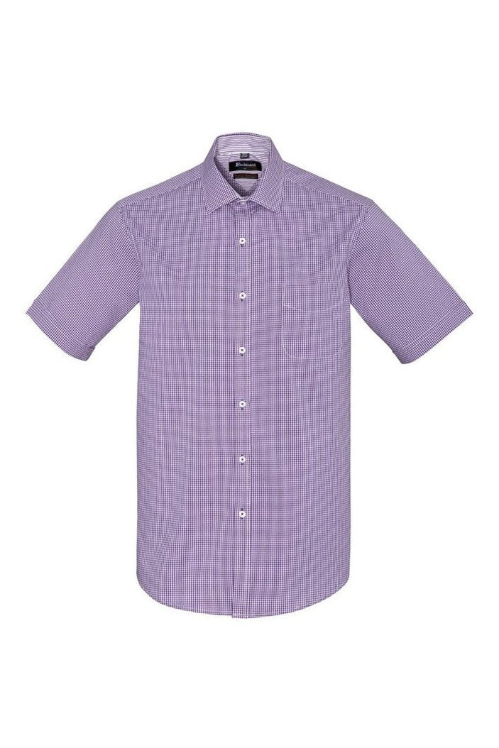 Biz Corporates Mens Newport Short Sleeve Shirt - 42522 | Biz Corporates | Fashion Biz Online