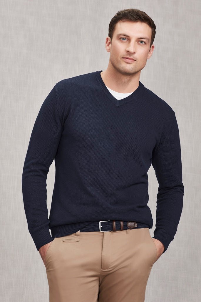 Biz Corporates Osaka Mens Pineapple Knit Jumper - RJP266M | Biz Corporates | Fashion Biz Online