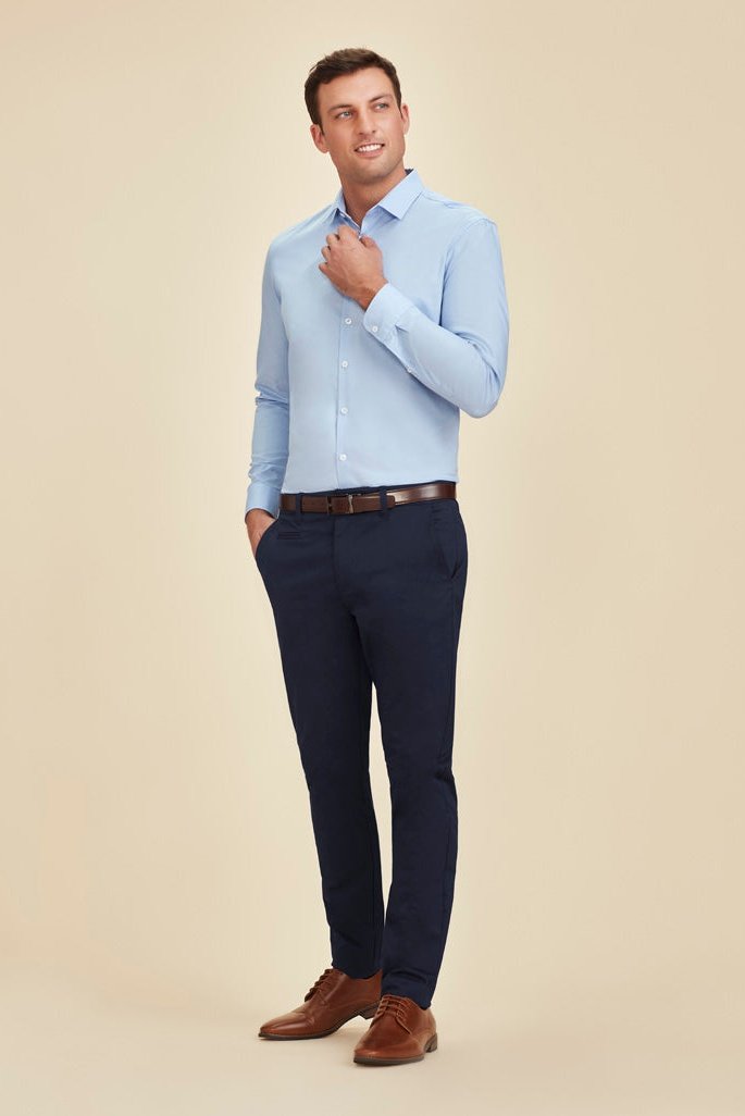 Biz Corporates Traveller Mens Tapered Chino - RGP263M | Biz Corporates | Fashion Biz Online