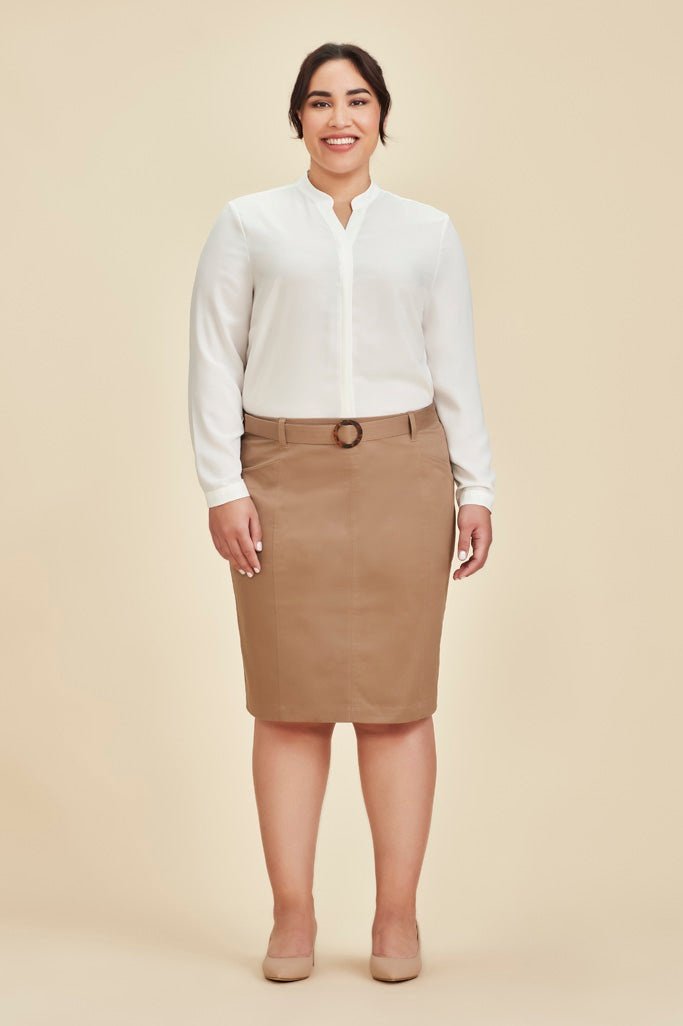 Biz Corporates Traveller Womens Chino Skirt - RGS264L | Biz Corporates | Fashion Biz Online