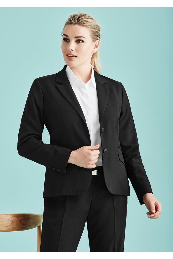 Biz Corporates Womens 2 Button Mid Length Jacket - 60119 | Biz Corporates | Fashion Biz Online