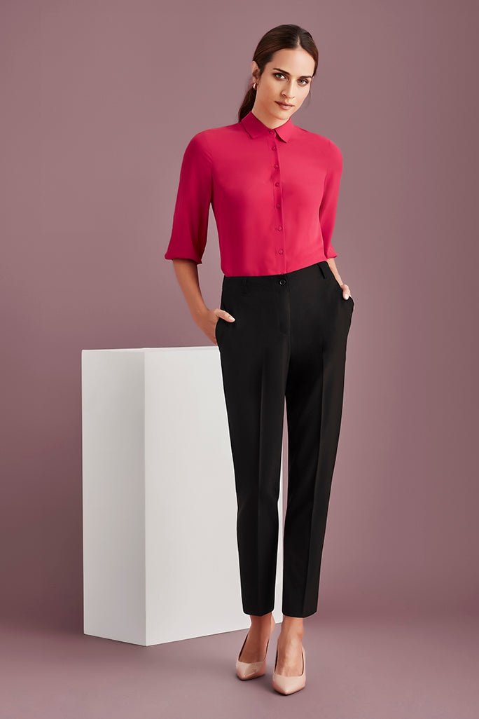 Biz Corporates Womens Bandless Elastic Waist Pant - 10722 | Biz Corporates | Fashion Biz Online